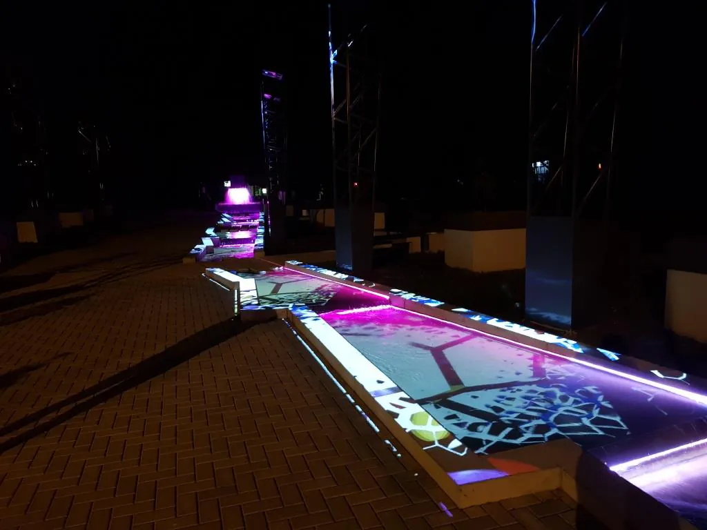 Fountain installation works